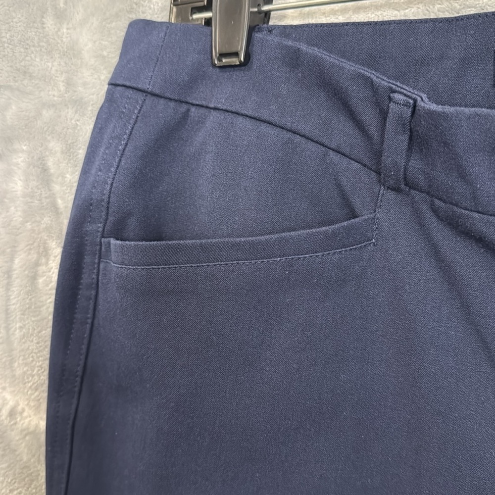 Banana Republic pants women’s size 8 Dark Blue Pants cropped length straight leg - Picture 3 of 12